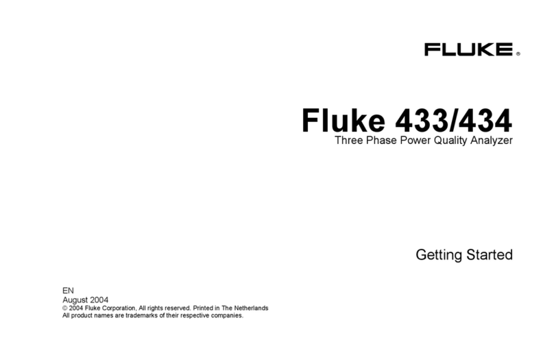 Fluke 433 Bedienungsanleitung
