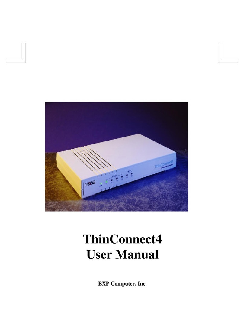 EXP Computer ThinConnect4 Bedienungsanleitung
