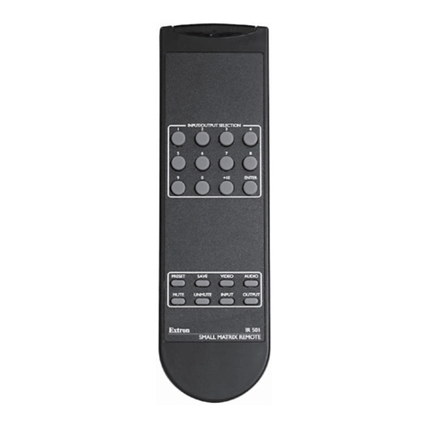 Extron electronics IR 501 Bedienungsanleitung