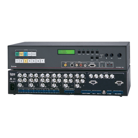 Extron electronics System 7SC Bedienungsanleitung