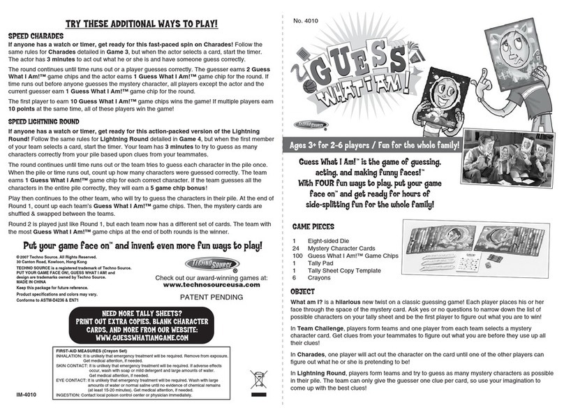 Techno Source 4010 Bedienungsanleitung