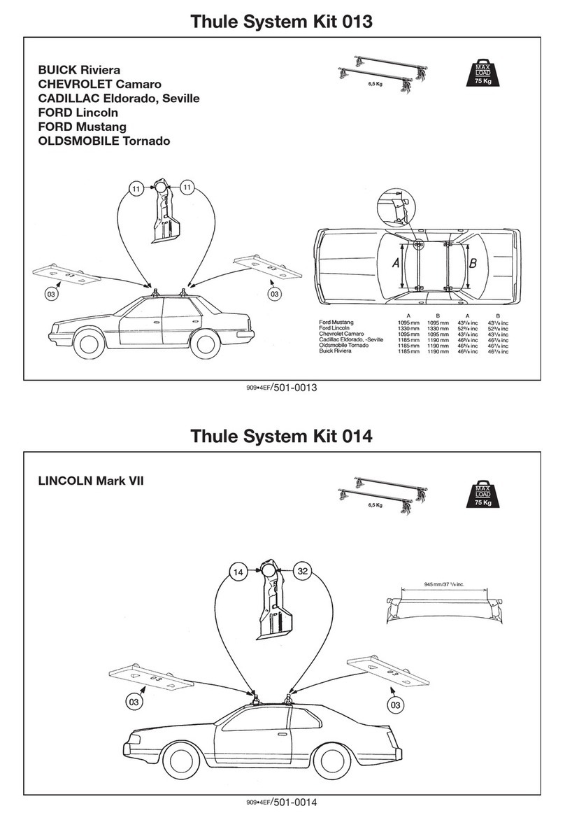 Thule 14 Bedienungsanleitung