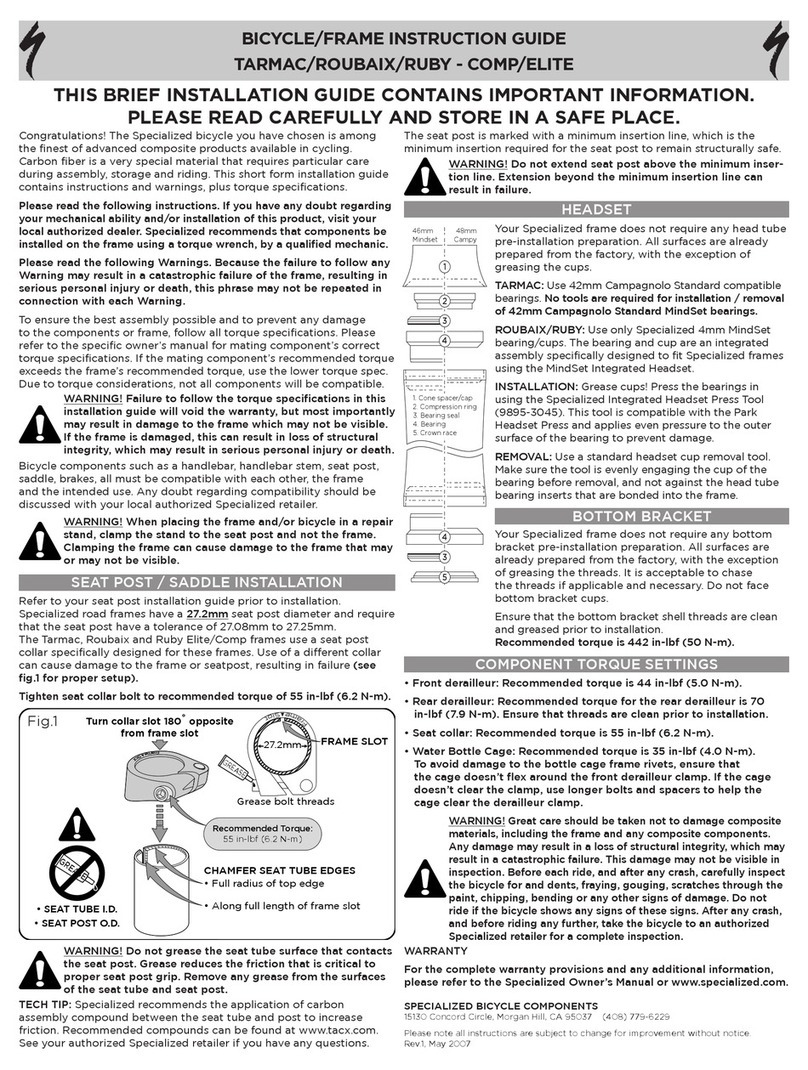 Specialized Roubaix Handbuch