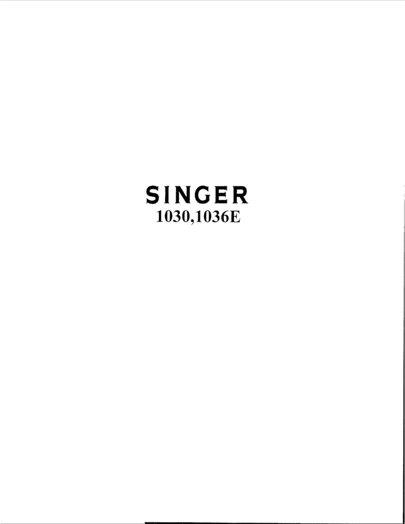 Singer 1036E Bedienungsanleitung