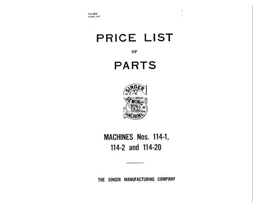 Singer 114-1 Bedienungsanleitung