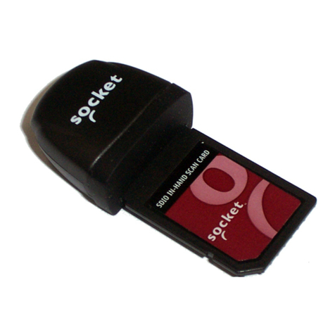 Socket SD Scan Card 3E Bedienungsanleitung Socket SD Scan Card 3E Bedienungsanleitung