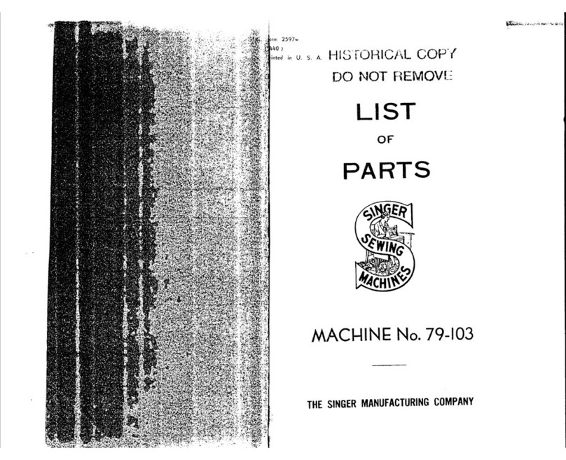 Singer 79-103 Bedienungsanleitung