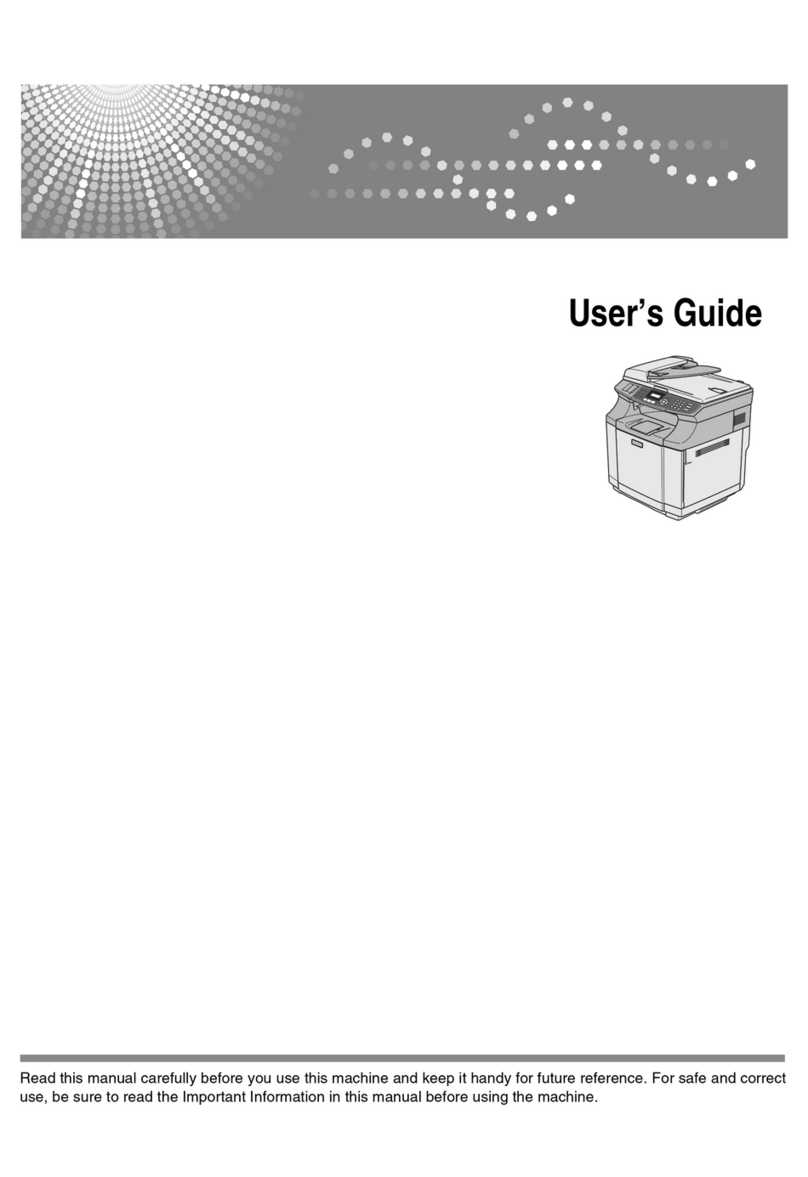 Savin SPC210SF Bedienungsanleitung