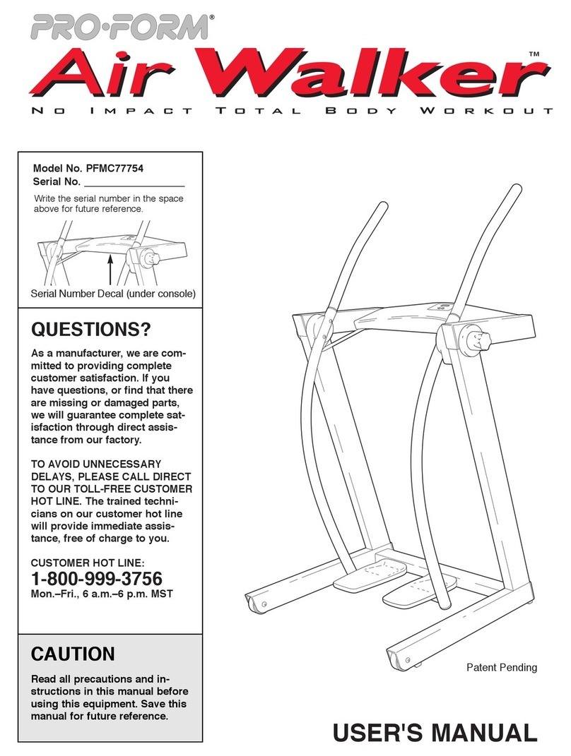 Pro-Form PFMC77754 Bedienungsanleitung