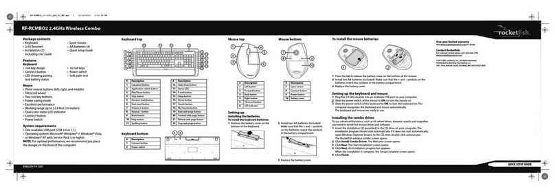 Rocket Fish RF-RCMBO2 Bedienungsanleitung