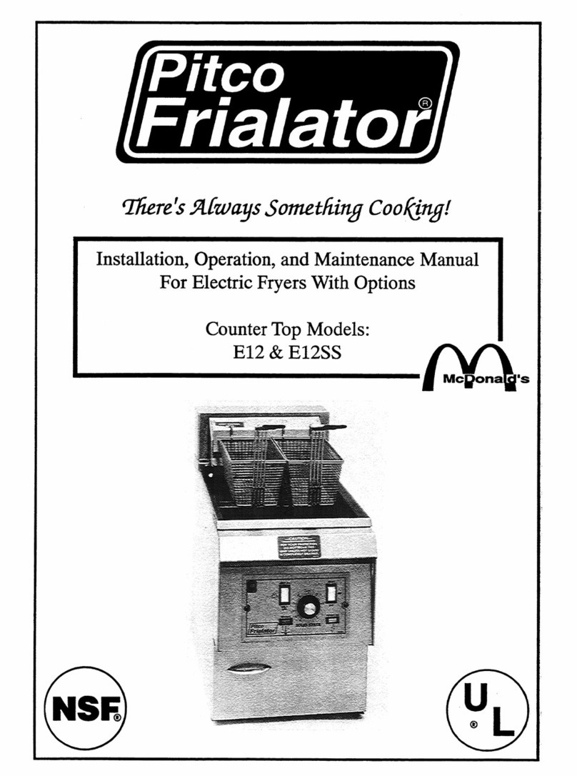Pitco E12SS Bedienungsanleitung