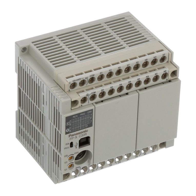 Panasonic Programmable Controllers FP-X Series Bedienungsanleitung