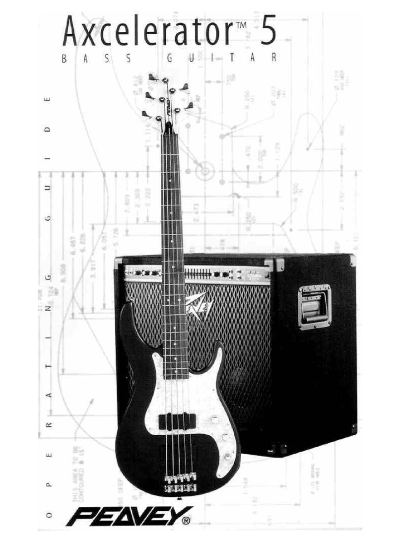 Peavey Axcelerator 5 Bedienungsanleitung Peavey Axcelerator 5 Bedienungsanleitung