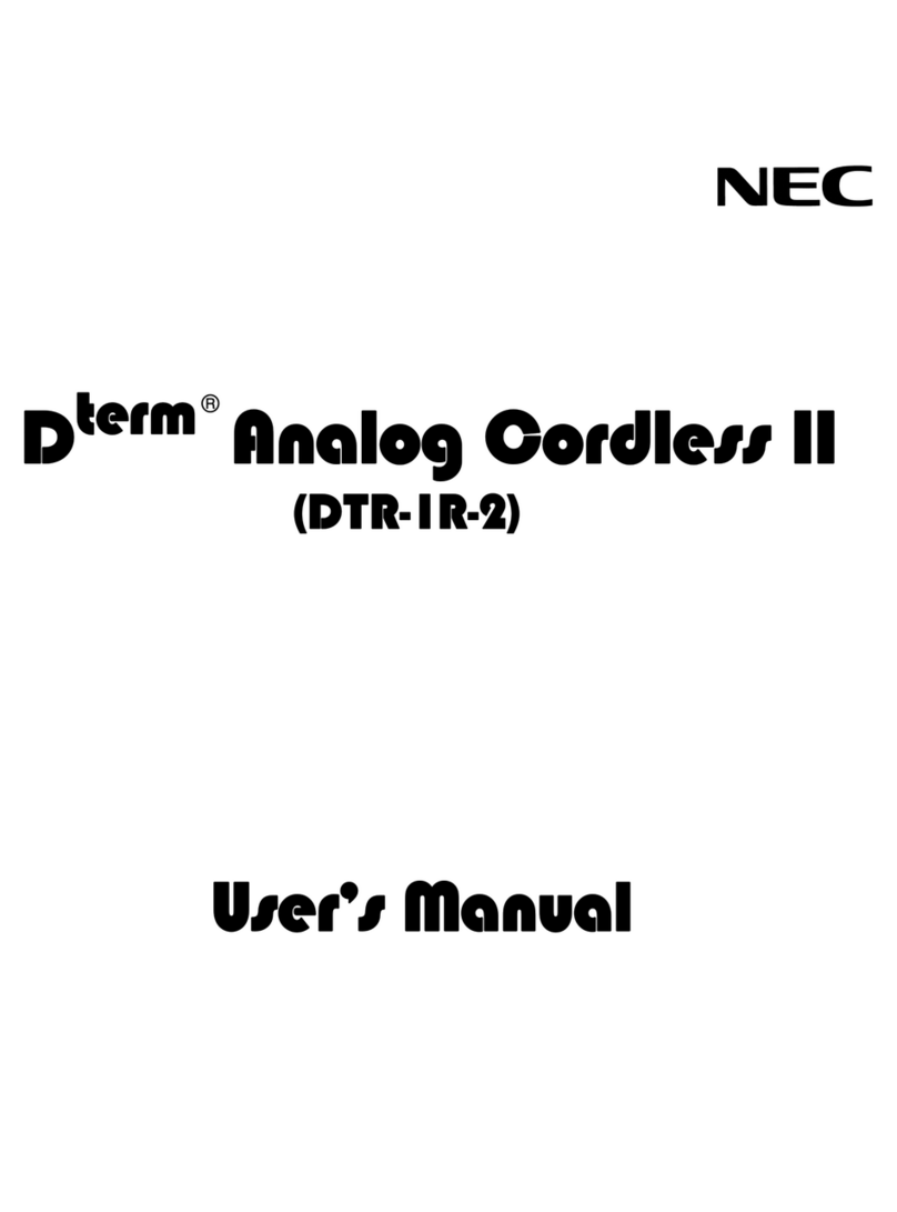 NEC DTR-IR-2 Bedienungsanleitung