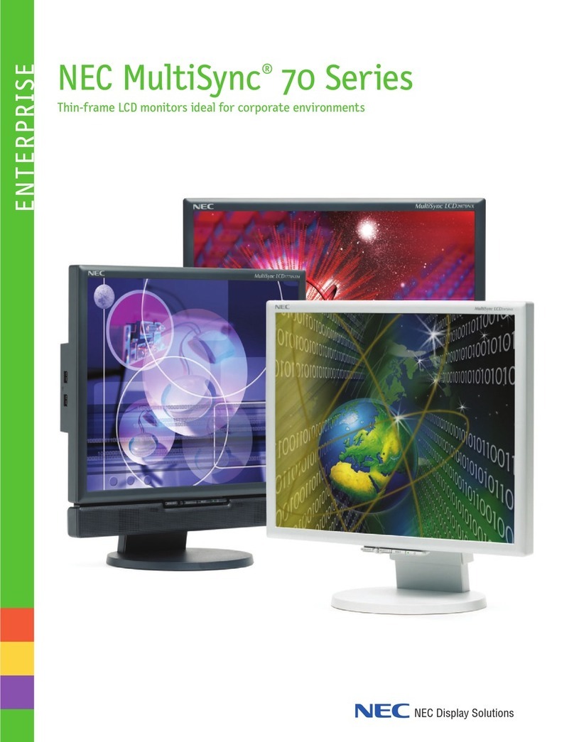 NEC 70 Bedienungsanleitung