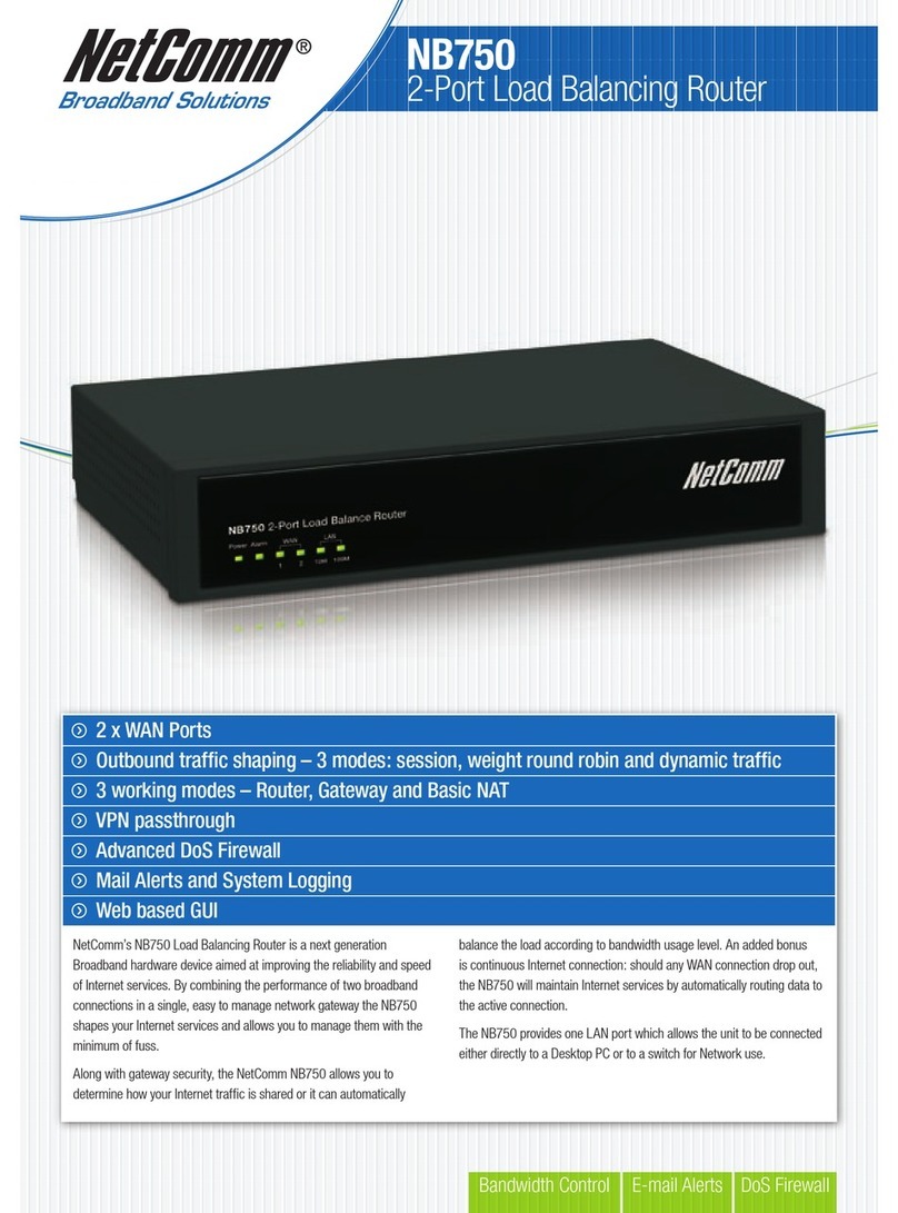 NetComm NB750 Bedienungsanleitung