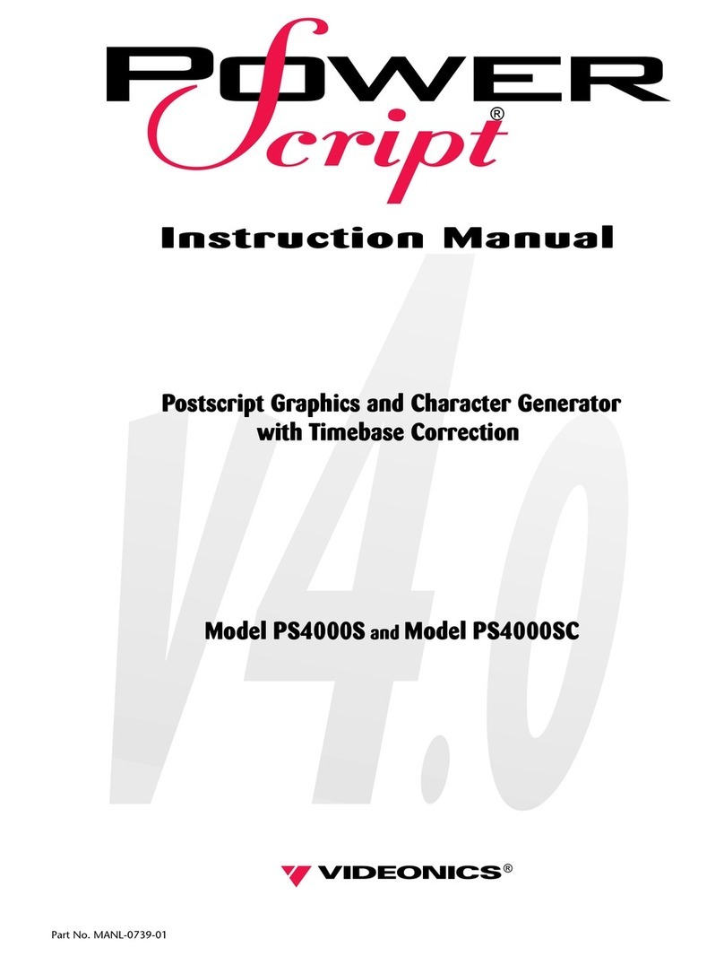 Videonics PowerScript PS4000S Bedienungsanleitung Videonics PowerScript PS4000S Bedienungsanleitung