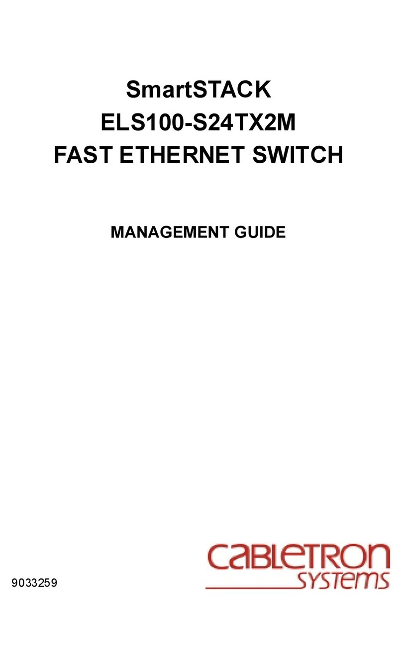 Cabletron Systems SmartSTACK ELS100-S24TX2M Programmierhandbuch