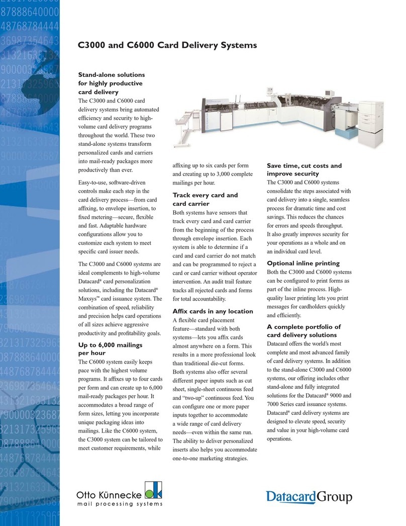 DataCard C3000 Bedienungsanleitung