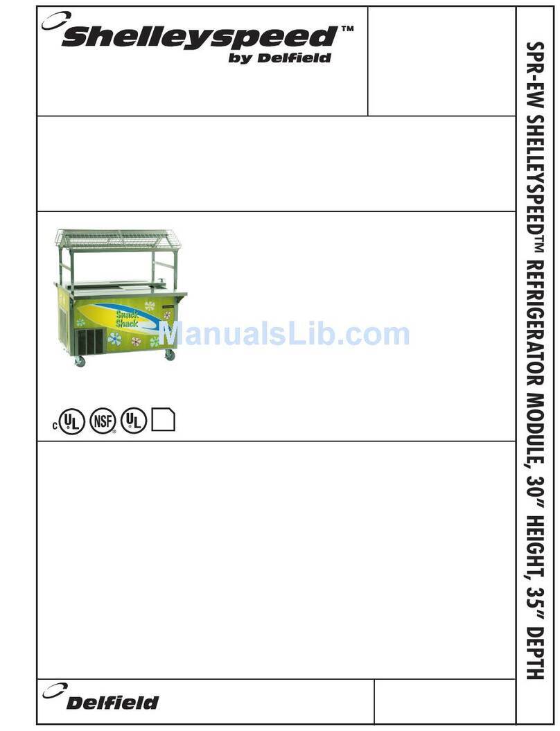 Delfield Shelleyspeed SPR-40EW Bedienungsanleitung