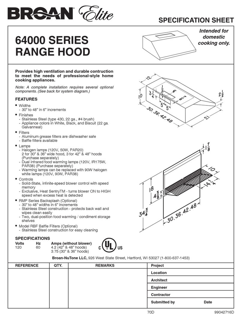 NuTone 644201 Bedienungsanleitung
