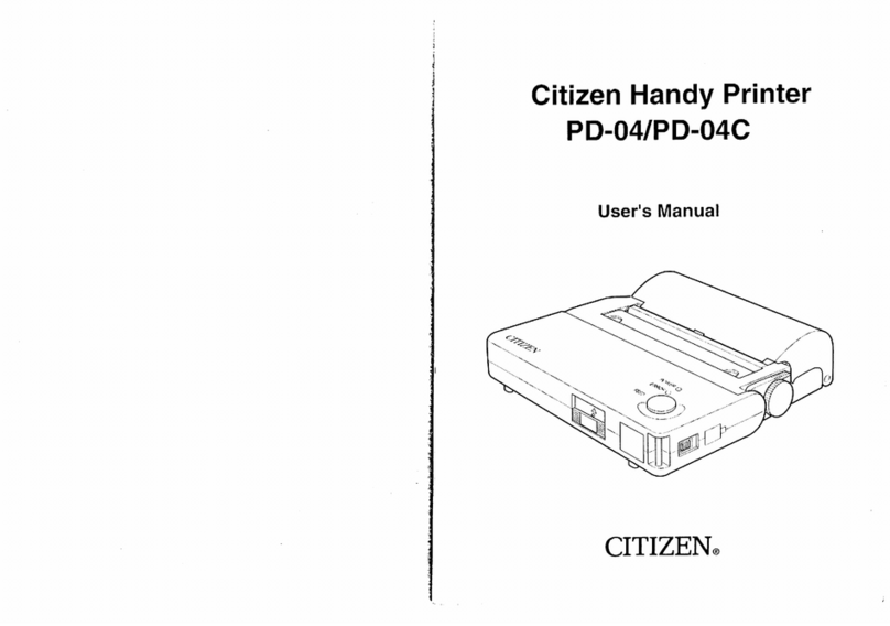 Citizen PD-04C Bedienungsanleitung