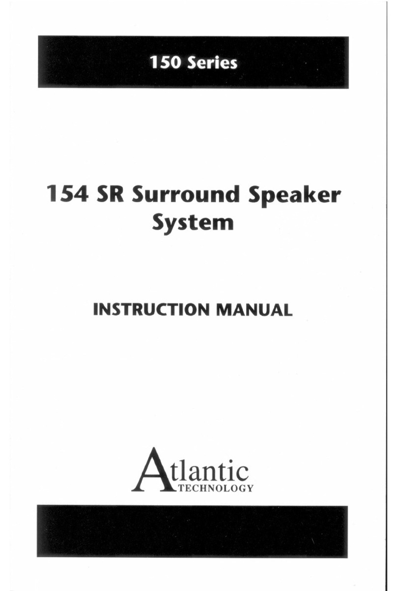Atlantic Technology 154 SR Bedienungsanleitung Atlantic Technology 154 SR Bedienungsanleitung