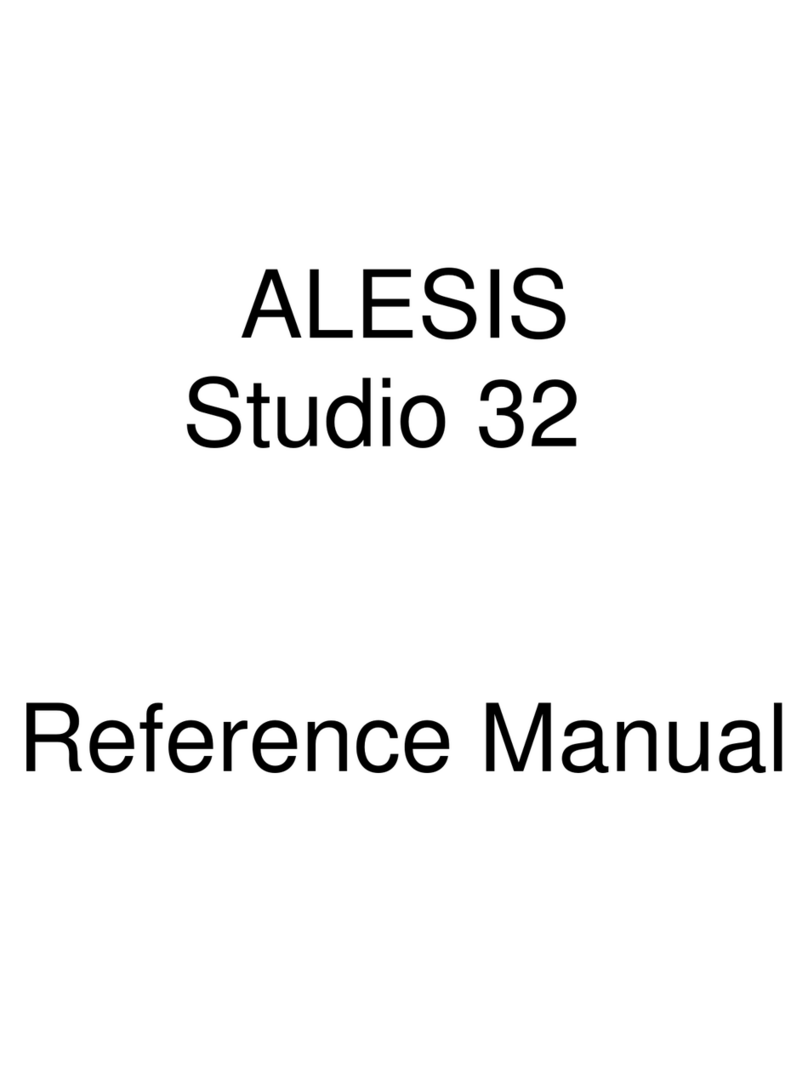 Alesis Studio 32 Bedienungsanleitung