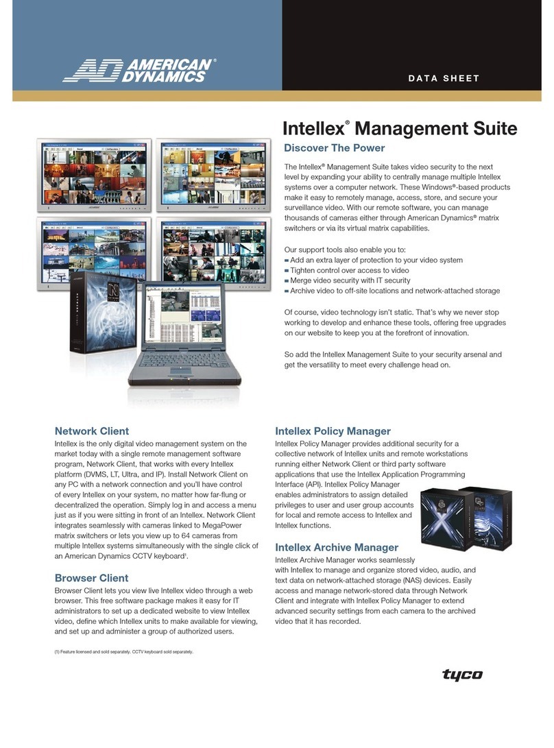 American Dynamics Intellex Intellex DVMS Bedienungsanleitung