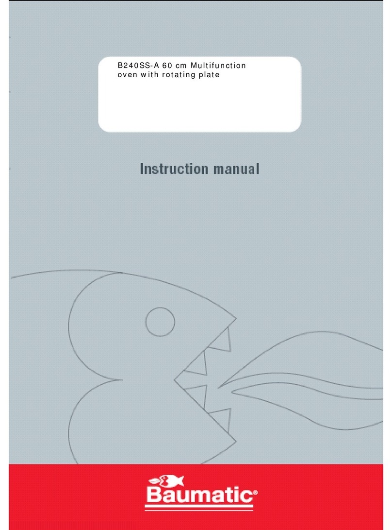 Baumatic B240SS-A Bedienungsanleitung Baumatic B240SS-A Bedienungsanleitung