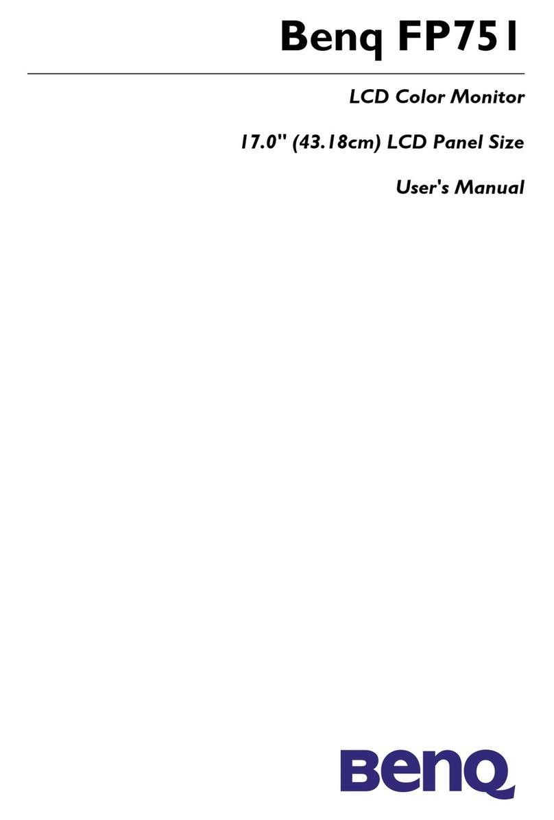 BenQ FP751 Bedienungsanleitung