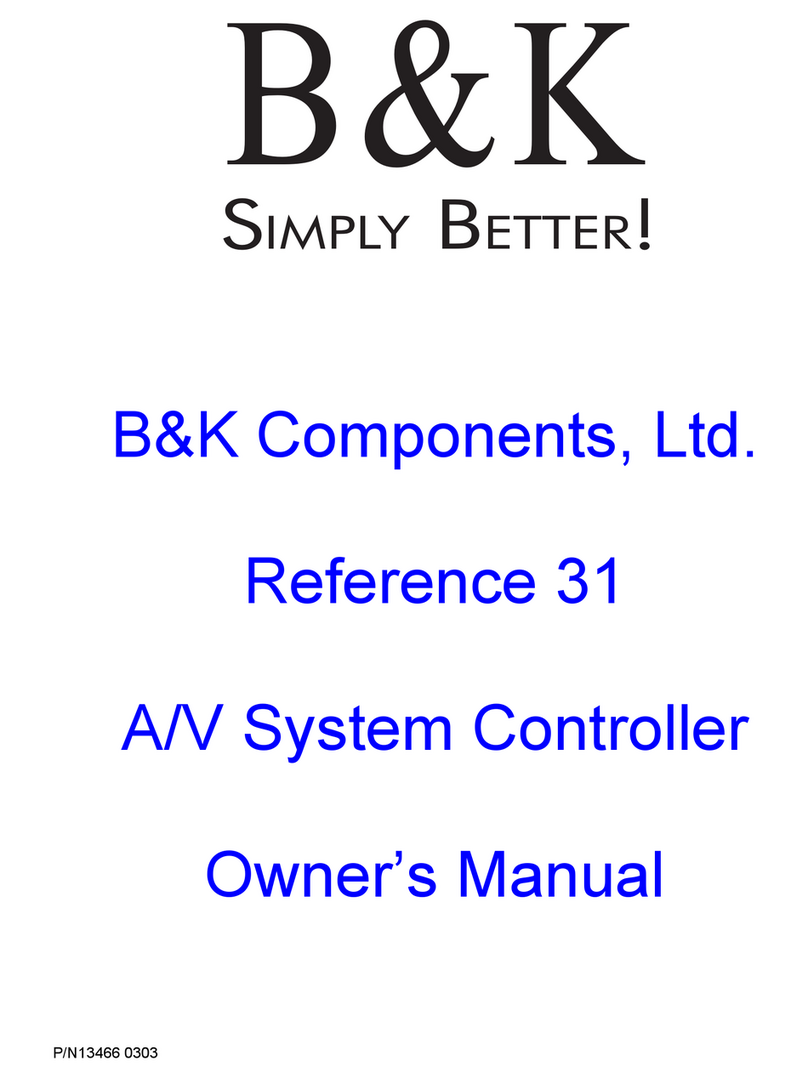 B&K Reference 31 Bedienungsanleitung