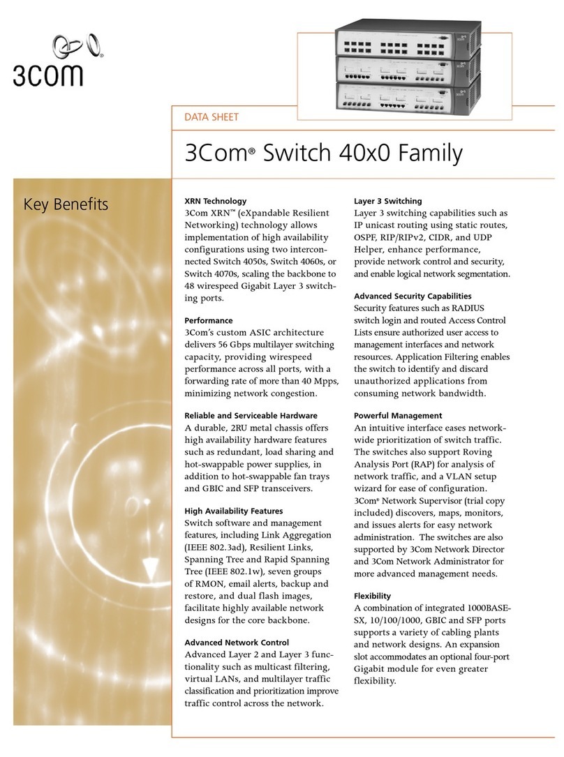 3Com SWITCH 4050 Bedienungsanleitung