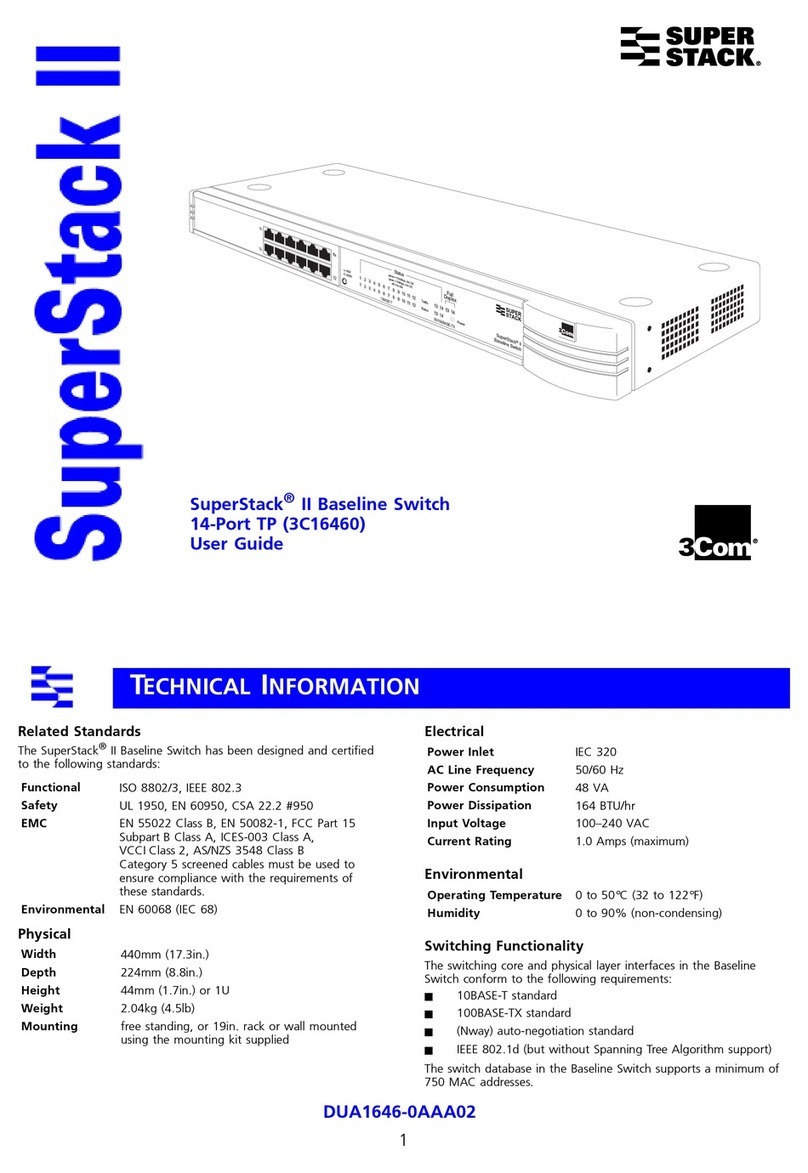 3Com SuperStack II Bedienungsanleitung