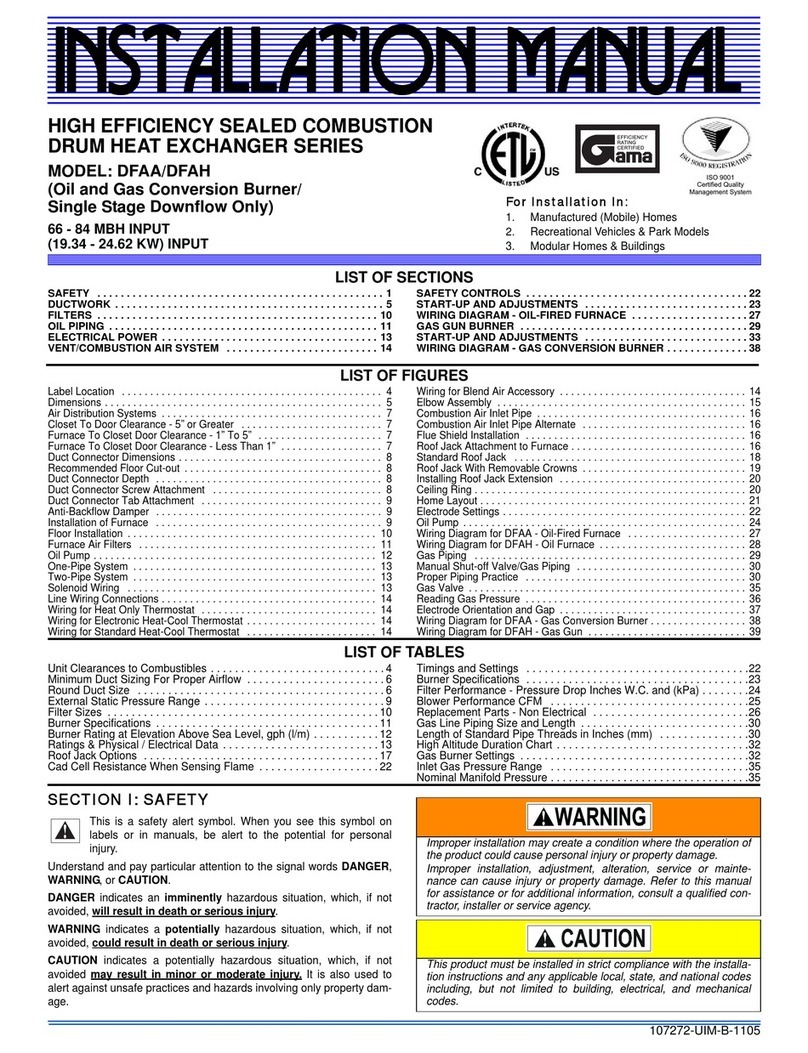 York DFAA Bedienungsanleitung