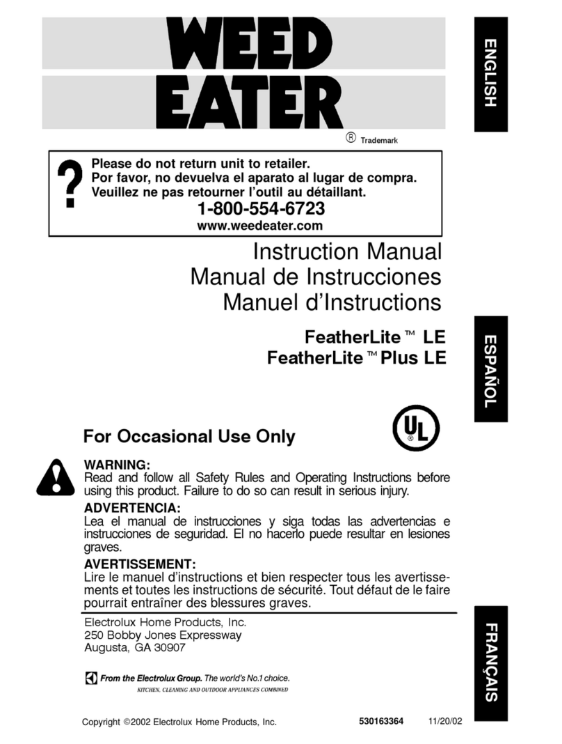 Weed Eater LE Bedienungsanleitung