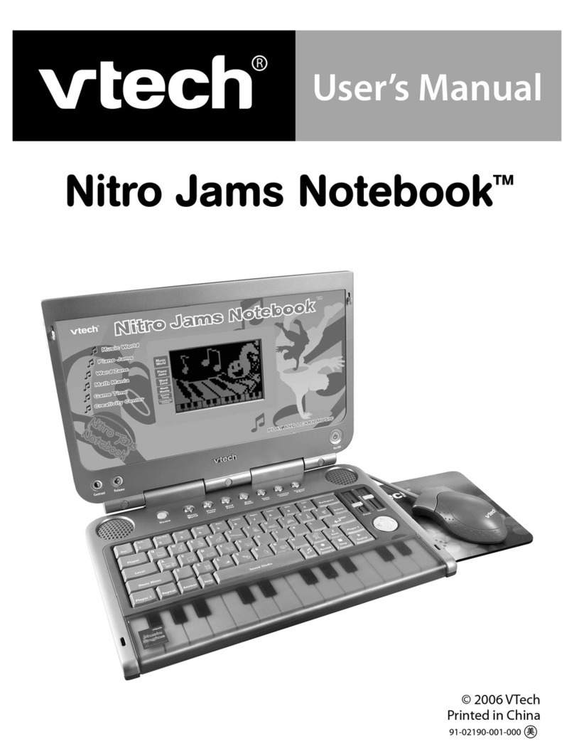 V-tech Nitro Jams Notebook Bedienungsanleitung V-tech Nitro Jams Notebook Bedienungsanleitung