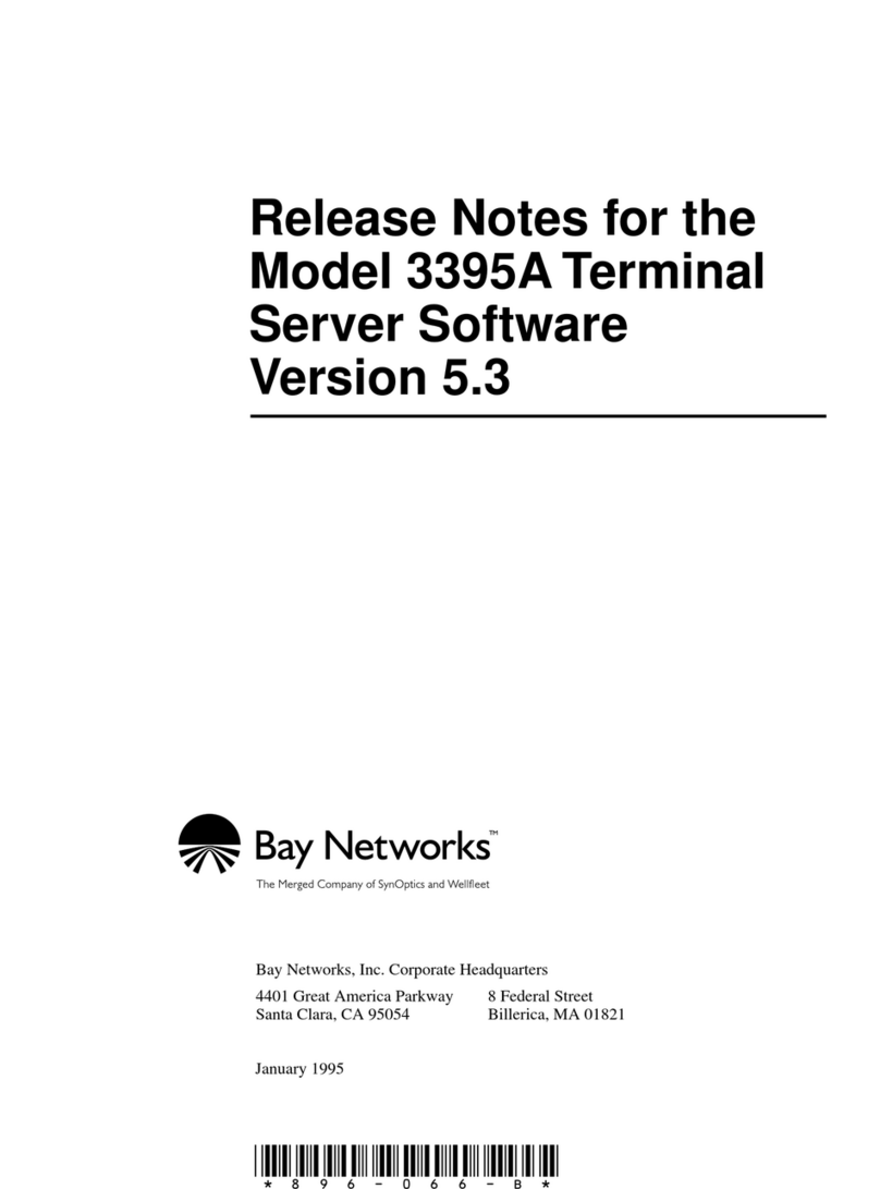 Bay Networks 3395A Bedienungsanleitung