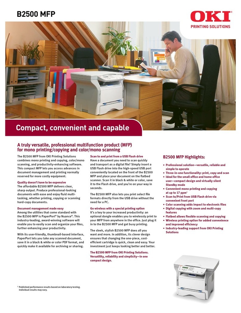 Oki B2500 Bedienungsanleitung