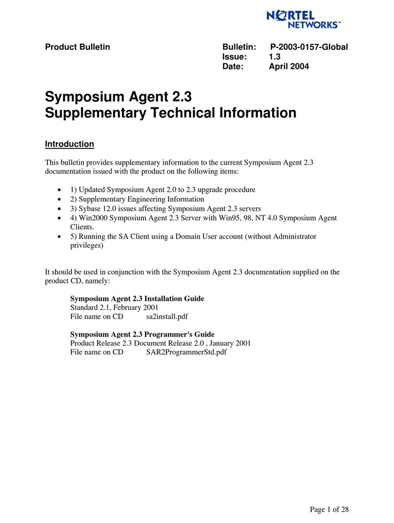 Nortel Agent Handbuch