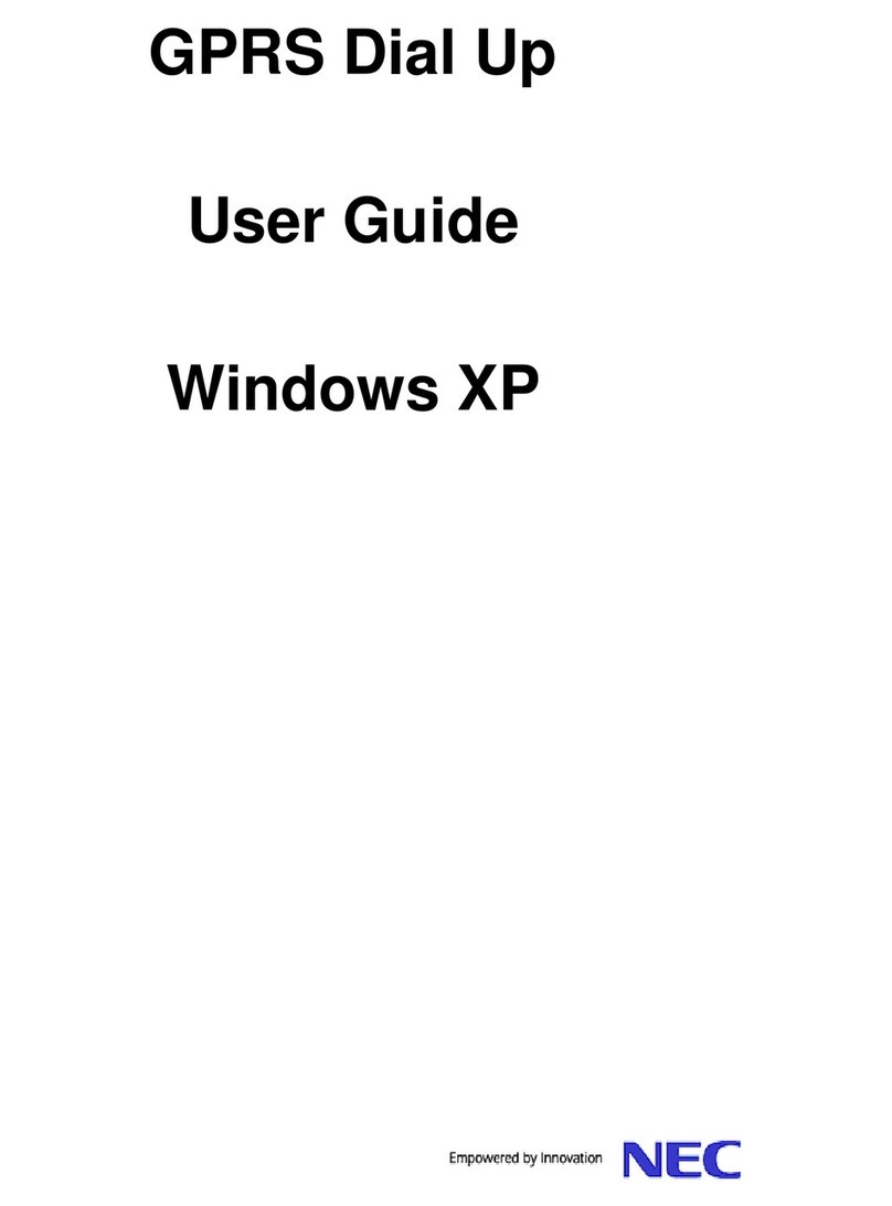 NEC GPRS Bedienungsanleitung