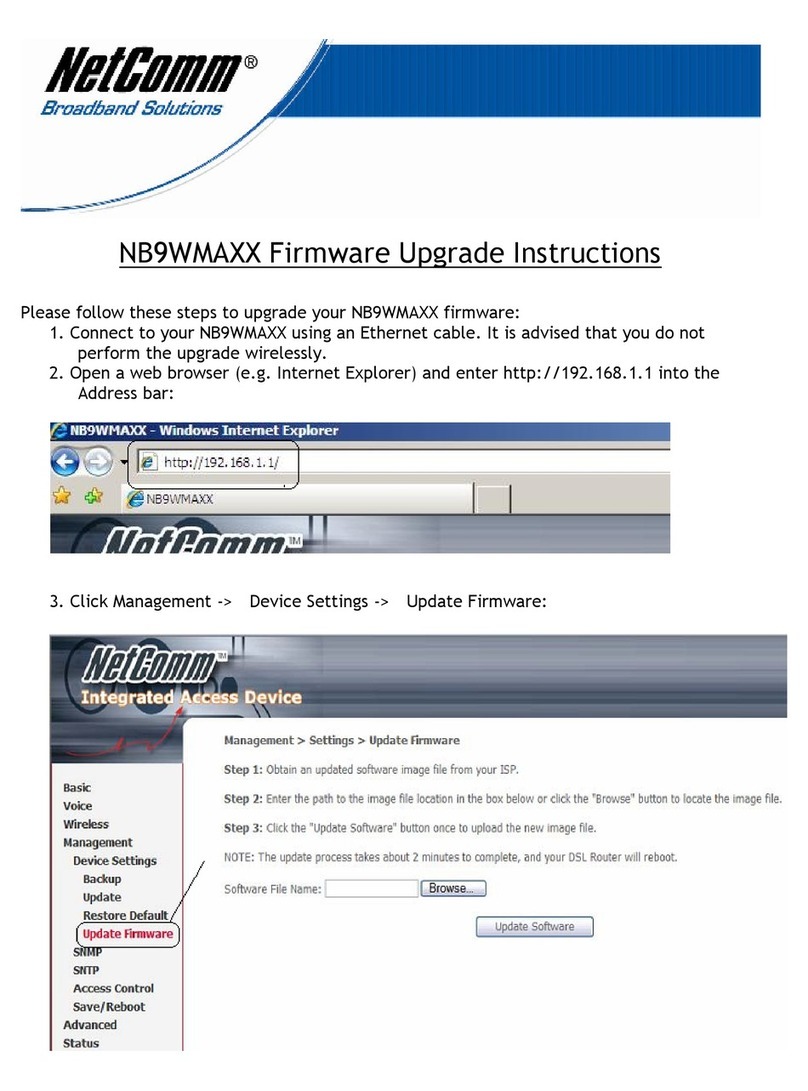 NetComm NB9WMAXX Kurzanleitung