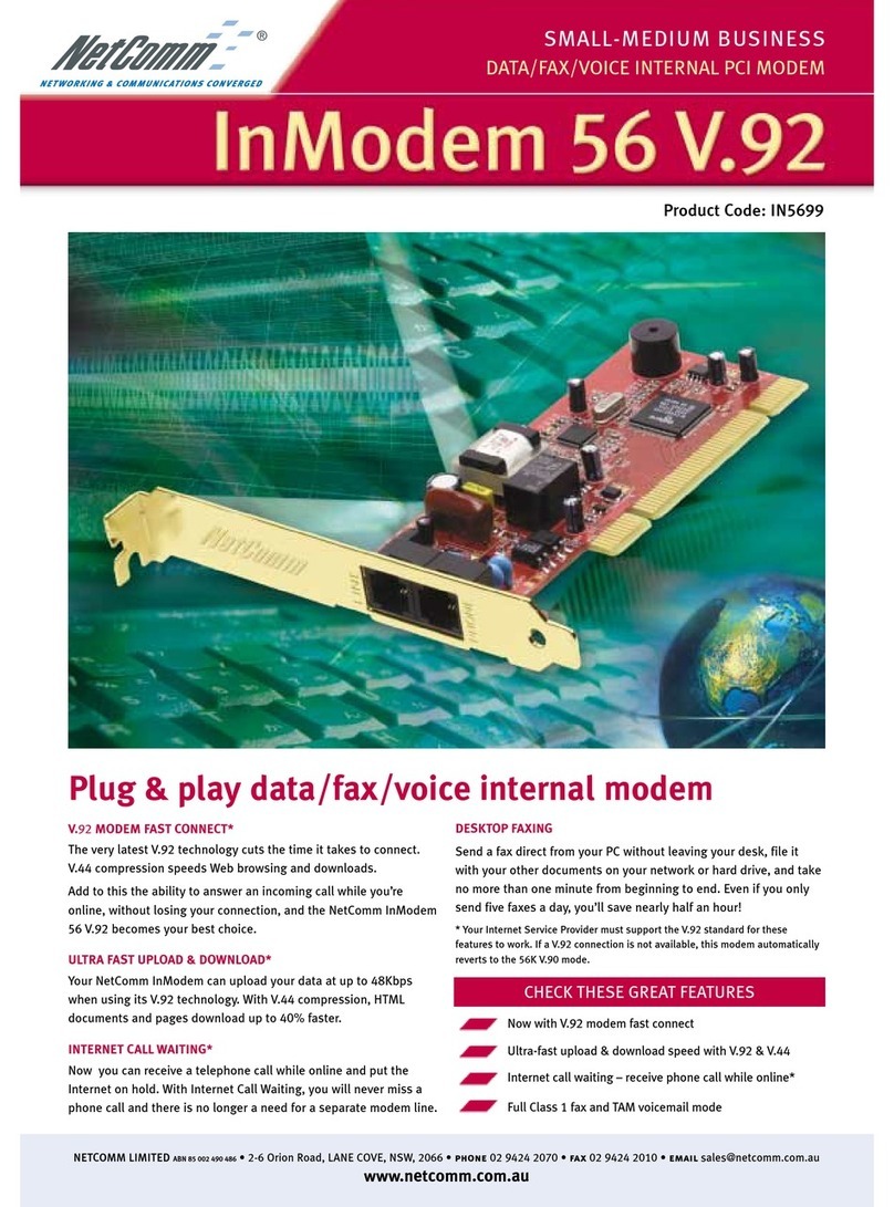 NetComm IN5699 Bedienungsanleitung