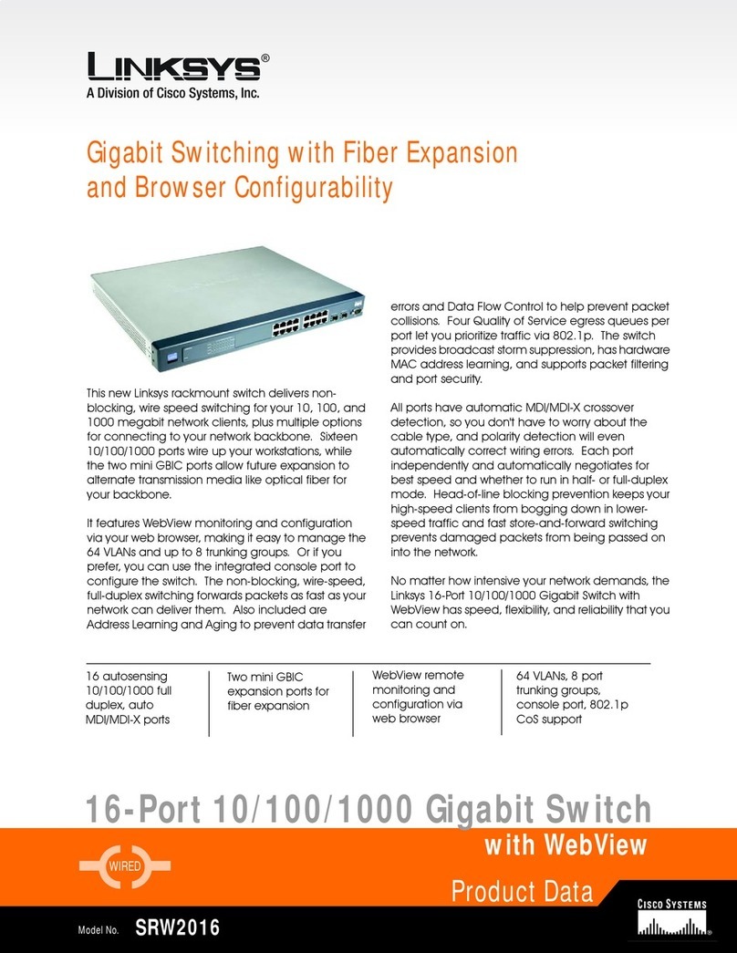 Linksys SRW2016 Bedienungsanleitung