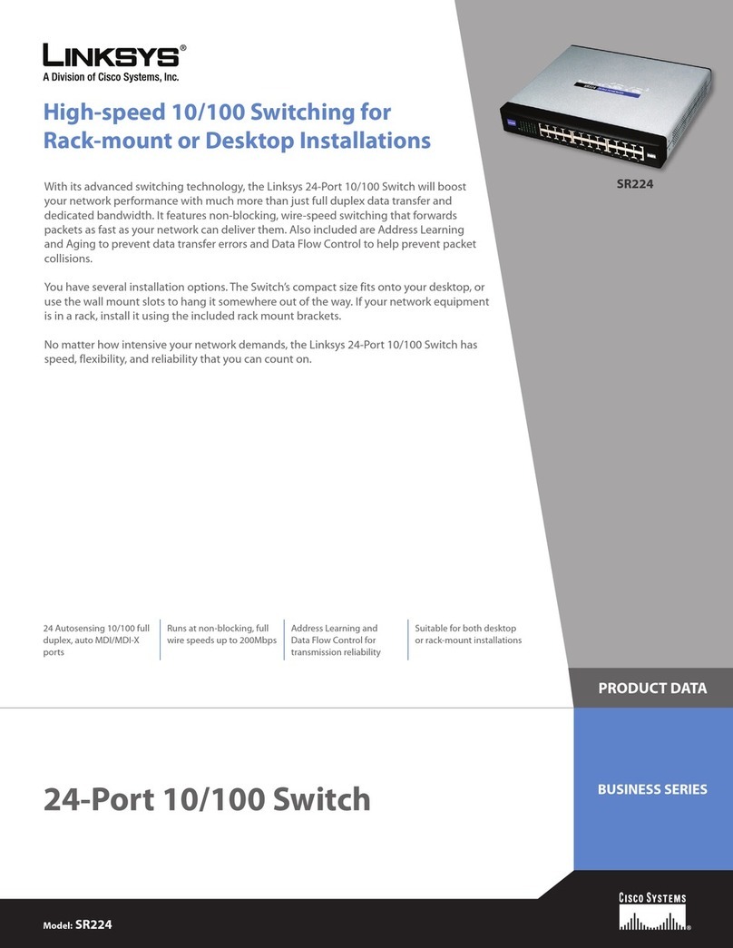 Linksys SR224 Bedienungsanleitung