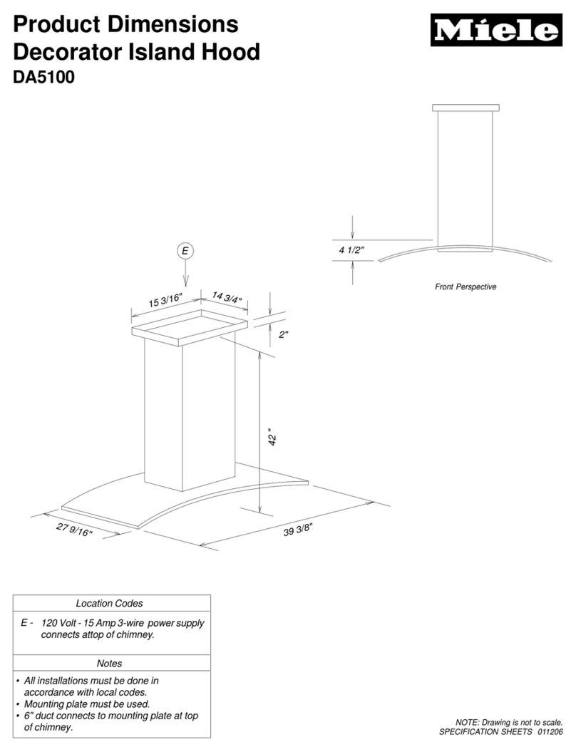 Miele DA5100 Stücklistenhandbuch Miele DA5100 Stücklistenhandbuch