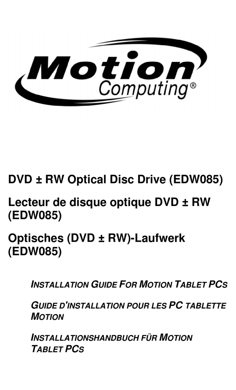 Motion Computing M1200 Bedienungsanleitung