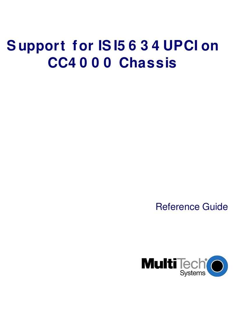 Multitech MultiModem ISI5634UPCI-4 Bedienungsanleitung