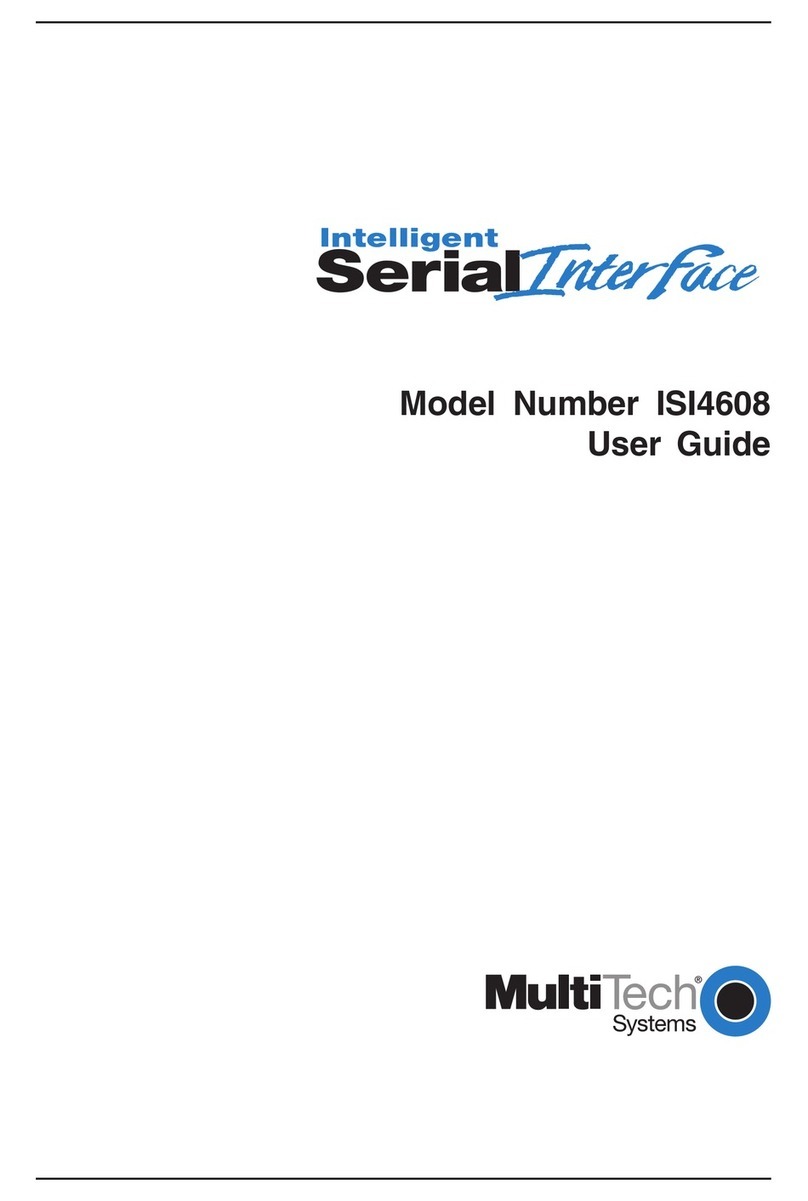 Multitech ISI4608 Bedienungsanleitung
