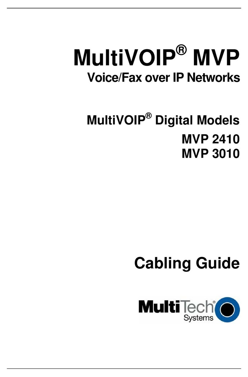 Multitech MVP-2410, MVP-3010 Bedienungsanleitung